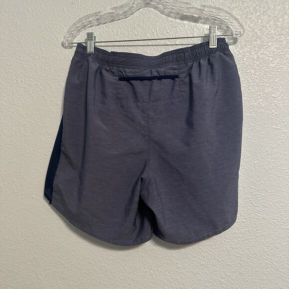 Nike Challenger Running Shorts Mens Size L Dri-Fit Brief Lined Drawstring Blue - Picture 2 of 9